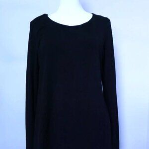Eileen Fisher Black Long Sleeve Casual Women's Top Size Medium/Lightweight